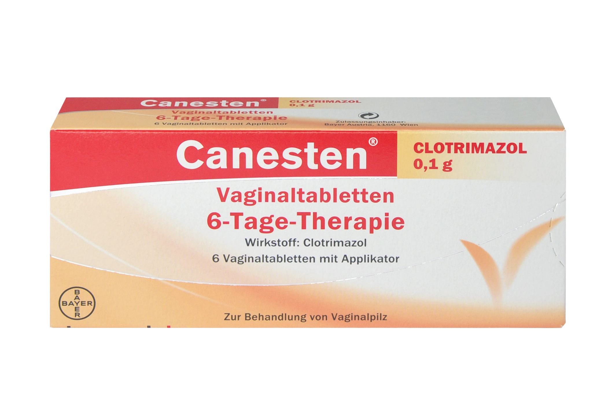 Abbildung Canesten Clotrimazol 0,1 g - Vaginaltabletten