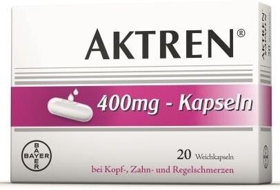 Abbildung Aktren 400 mg - Kapseln