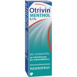 Otrivin Nasenspray 0,1% mit Menthol 