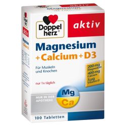 Doppelherz aktiv Magnesium+Calcium+D3