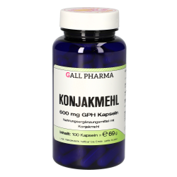 Gall Pharma Konjakmehl 600mg Kapseln