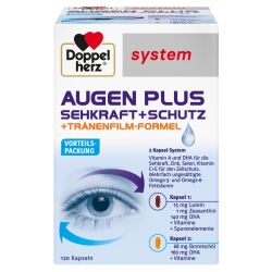 Doppelherz system Augen plus Sehkraft + Schutz + Tränenfilm Formel