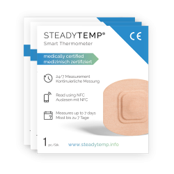 SteadyTemp Smart wearable Thermometer 