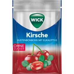 WICK Wildkirsche & Eukalyptus Bonbons ohne Zucker