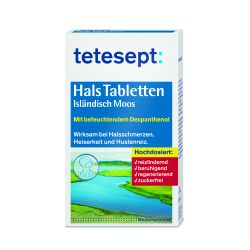 Tetesept Hals Tabletten Isländisch Moos Zuckerfrei 