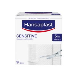 Hansaplast Sensitive 5m x 8cm Pflaster