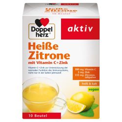 Doppelherz Heiße Zitrone mit Vitamin C + Zink 