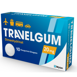 Travelgum 20mg Kaugummi-Dragees