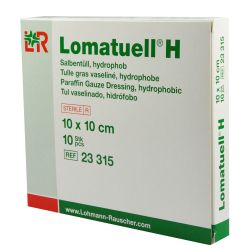 Lomatuell H 10cm x 10cm Salbentüll