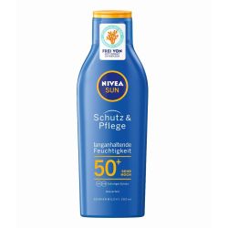 Nivea Schutz & Pflege Sonnenmilch LF50+