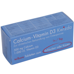 Kwizda Calcium Vitamin D3 Kautabletten