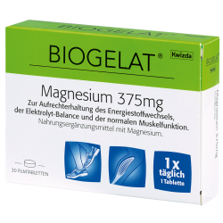 Biogelat Magnesium 375MG Filmtabletten