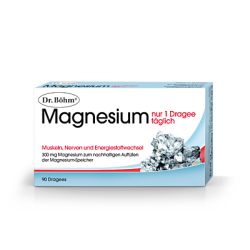Dr. Böhm Magnesium nur 1 Dragee täglich 90ST