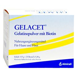 Gelacet Gelatinepulver mit Biotin