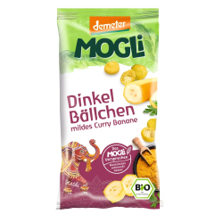 MOGLi Demeter Dinkel Bällchen Curry Banane