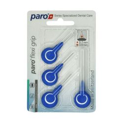 Paro Flexigrip Zahnbürsten 3,0mm Blau