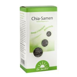 Dr. Jacob’s Chia-Samen schwarz vegan Omega-3-Fettsäuren - zurzeit nicht lieferbar