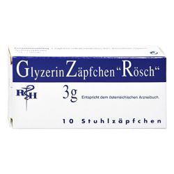 R&H Glyzerin Zäpfchen Rösch 3g / 10ST
