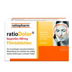 ratioDolor Ibuprofen 400mg Filmtabletten