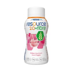 Resource 2.0 + Fibre Erdbeere 200ML Trinknahrung - 4ST