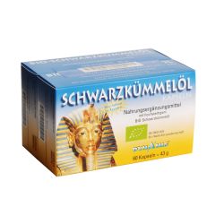 Schwarzkümmelöl Kapseln 500mg aus Ägypten bio + Vitamin E - zurzeit nicht lieferbar