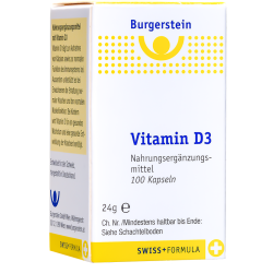 Burgerstein Vitamin D3 Kapseln 
