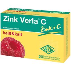 Zink Verla Granulat 5mg Himbeer