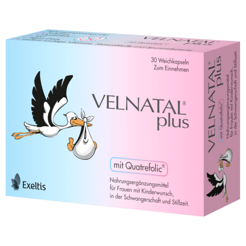Velnatal Plus Quatrefolic Weichkapseln main product photo