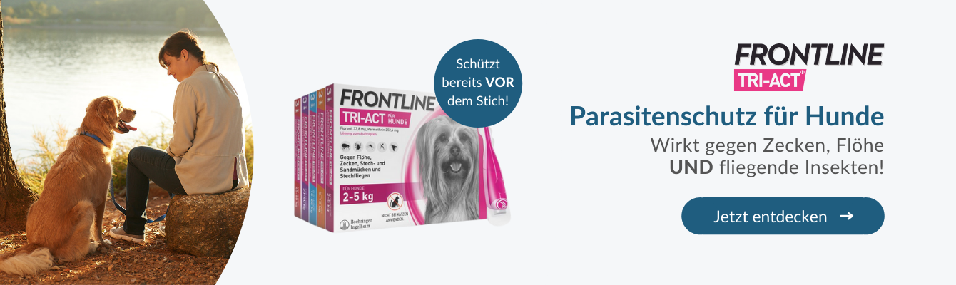 Frontline TRI-ACT | Parasitenschutz für Hunde