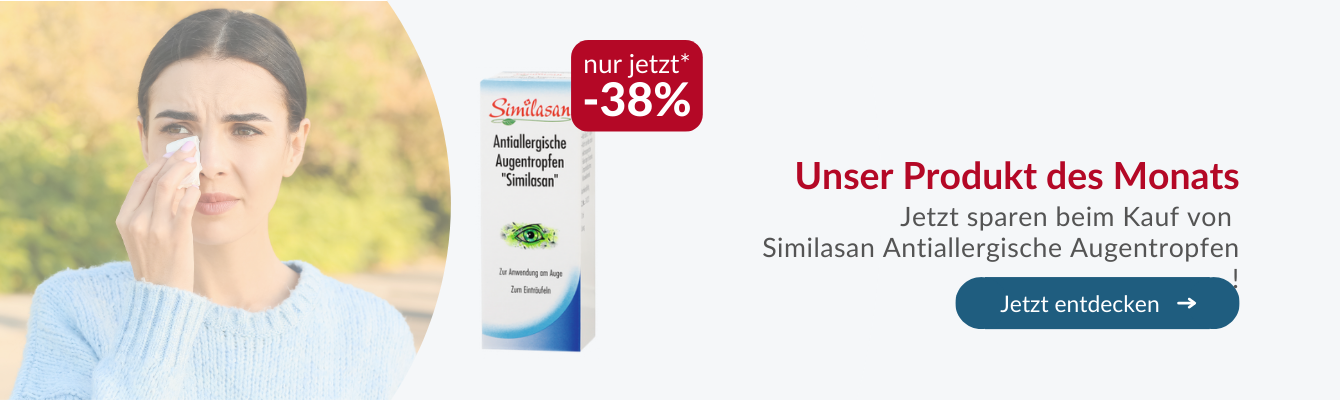 Produkt des Monats | Similasan Antiallergische Augentropfen| -38%