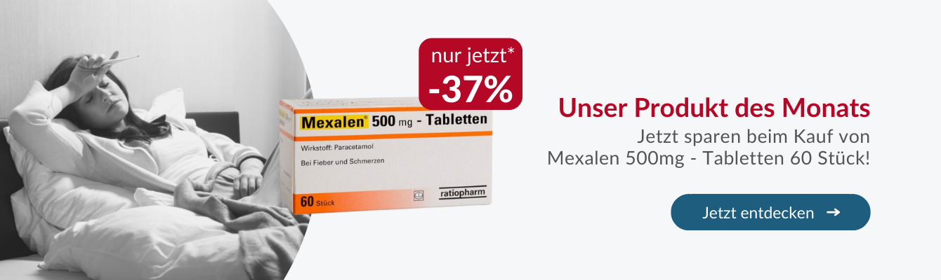 Produkt des Monats | Mexalen 500mg - Tabletten 60 Stück | -37%